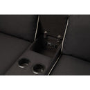 Kelliava - Console With USB - Black Fabric