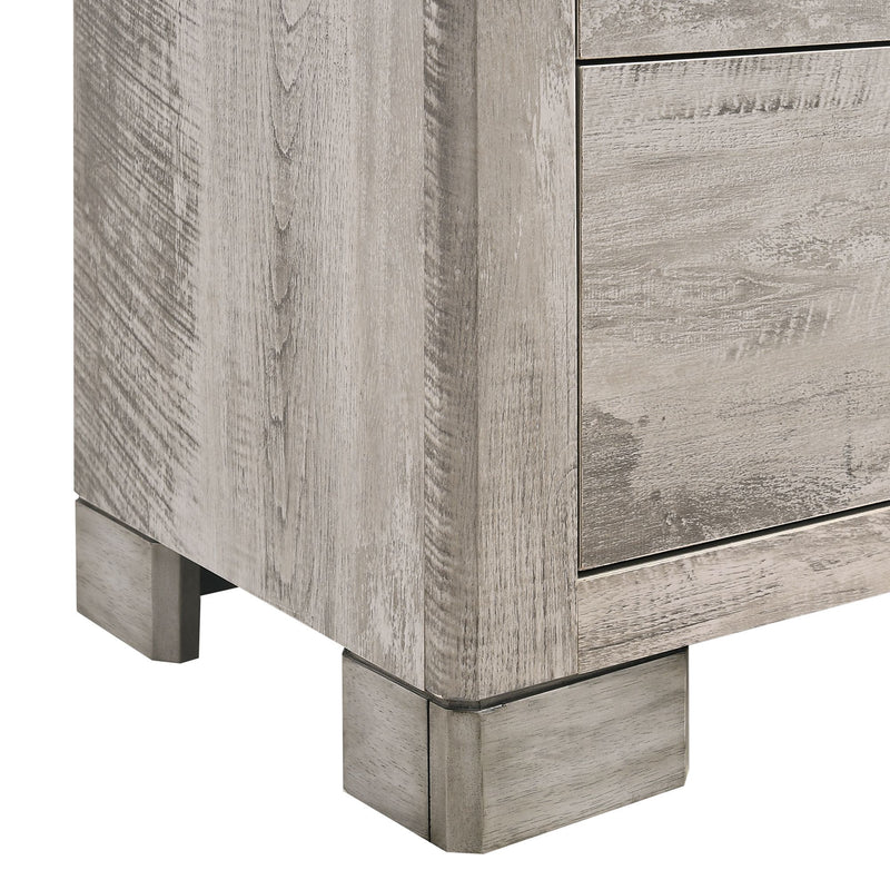 Millers Cove - 6-Drawer Dresser With Mirror - Distressed Gray