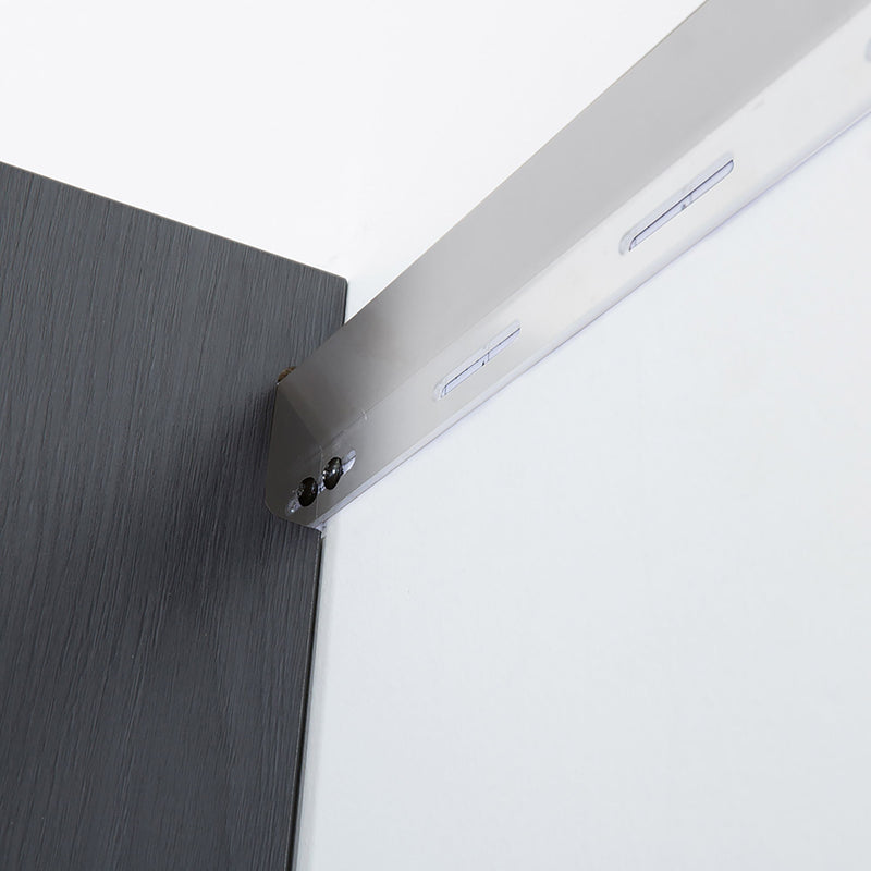Nova Series - Wood Base Door Wall Mounted Garage Cabinet Soft Closing Water Resistant - Dark Gray