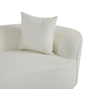 Elegant Curved Sectional Sofa With Full Foam Comfort