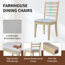 Extendable Dining Set, Farmhouse Extendable Table With Upholstered Chairs
