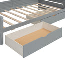 Daybed With All-In-One Cabinet And Shelf