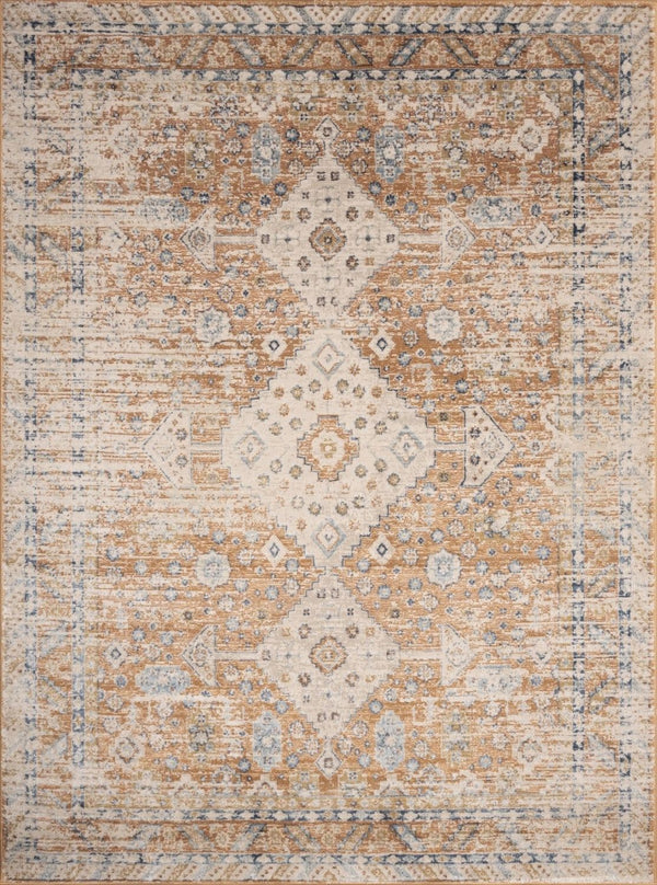 Noble - 5'3" X 7'3" Area Rug - Rust