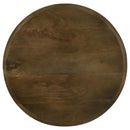 Deja - 3 Piece Round Nesting Table Set - Natural And Gunmetal