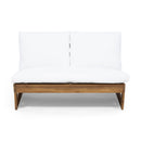 Outdoor Loveseat With Cushions - Teak