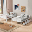 Bunk Bed With Ladder And Safety Guardrail