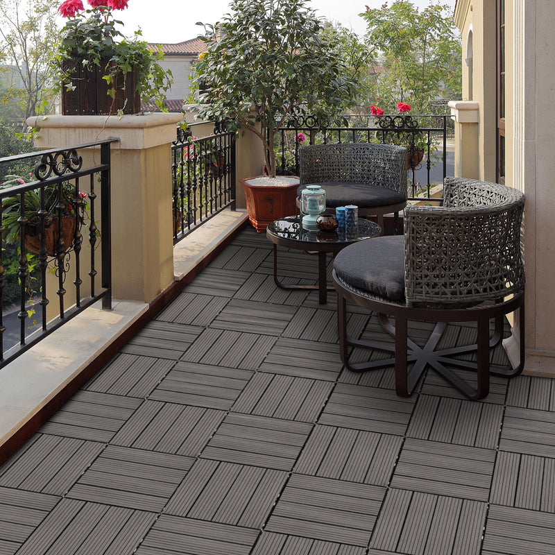 Composite Deck Tiles, Resist Rust, Water, Weather
