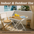 2 Pack Lounge Chair Set & Folding Square Table