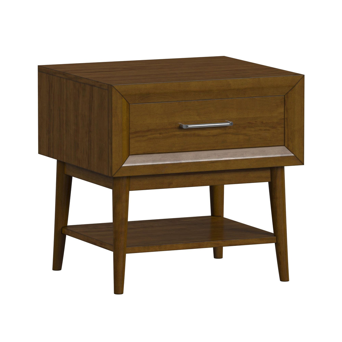 Santa Barbara 3 Piece Occasional Table Set (Coffee Table, End Table & Sofa) in Walnut by Elements International, view 3