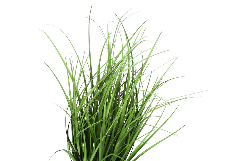 Artificial Plant, 23" Tall, Grass, Indoor, Faux, Fake, Table, Greenery, Potted, Real Touch, Decorative - Green / Black