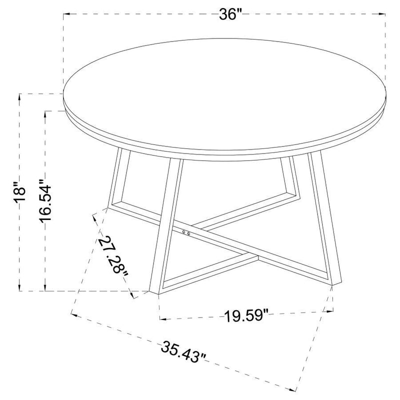 Hugo - Faux Marble Coffee Table Set