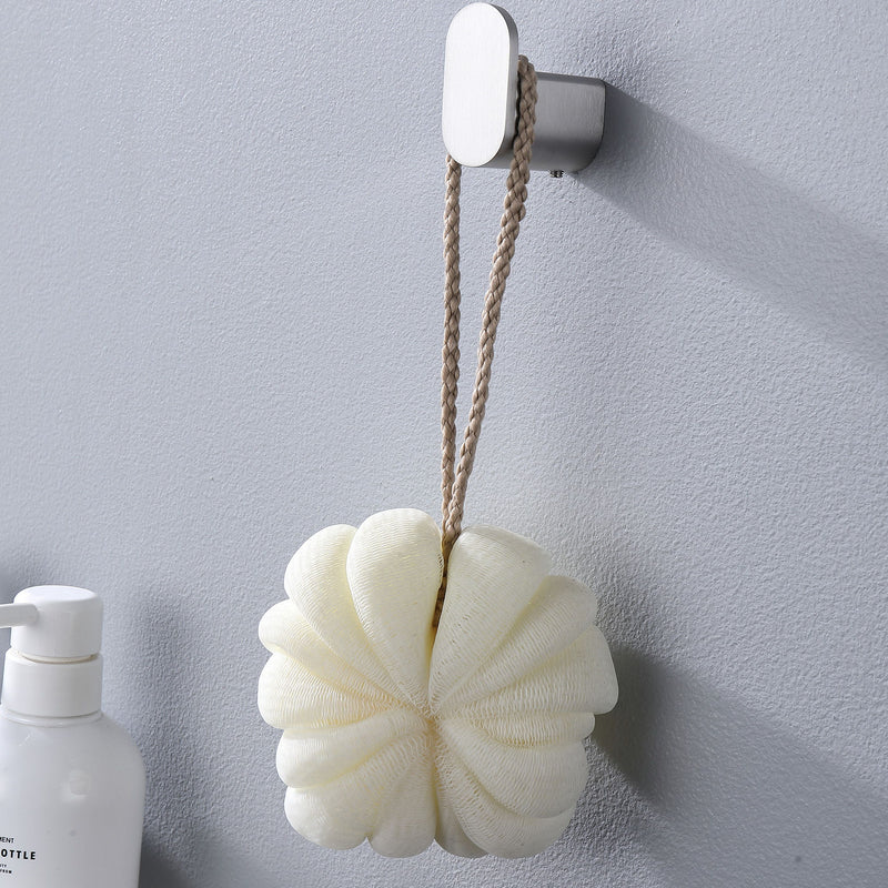Modern Brushed Wall Mounted Bathroom Hardware Set With Robe Hook, Towel Rail, And Tissue Paper Holder