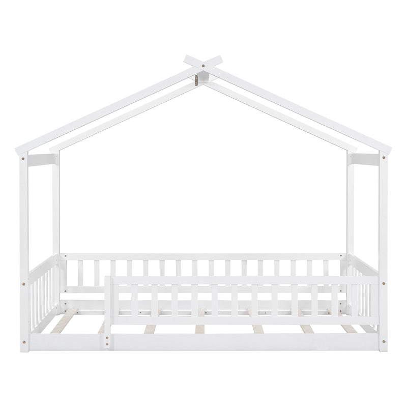 Bed House Bed Frame With Fence