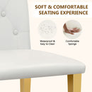 Dining Chairs With Ergonomic Buckle Backrest Comfort