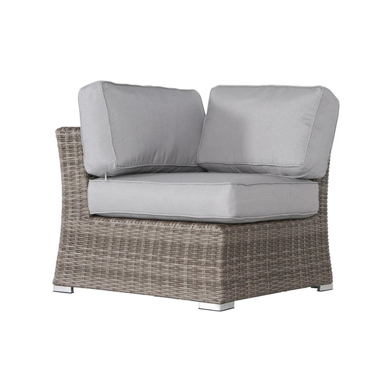 Outdoor Loveseat With Cushions - Gray Mix