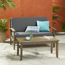4 Person Outdoor Seating Group With Water Resistant Cushions