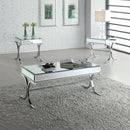 Yuri - End Table - Mirrored & Chrome