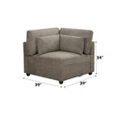Rylie - Modular Sectional Sofa With Toss Pillows