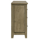 Hazlewood - 6-Drawer Bedroom Dresser Cabinet - Vineyard Oak