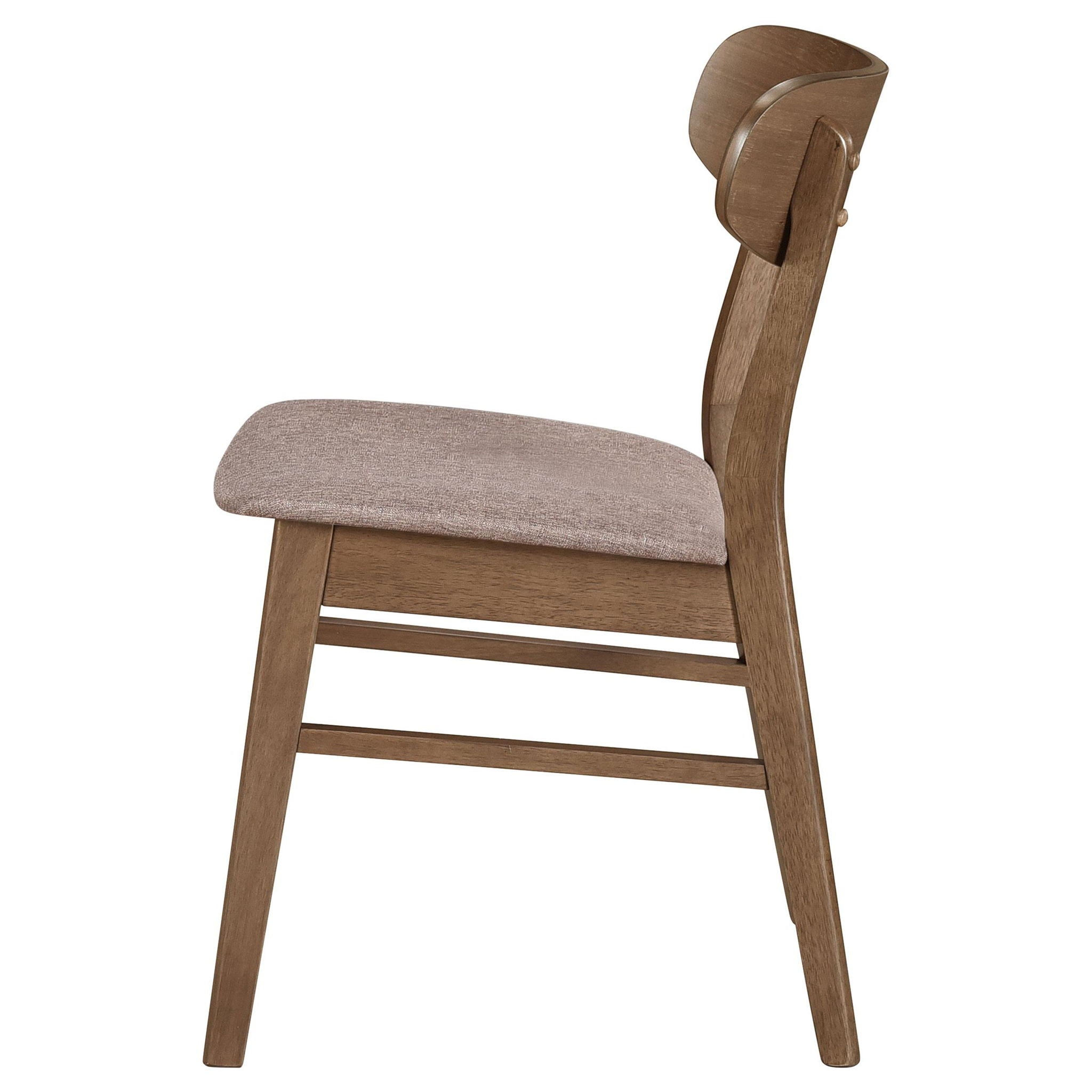 Dortch Dining Side Chair Walnut and Brown (Set of 2) - Atlantic Fine Furniture Melbourne FL