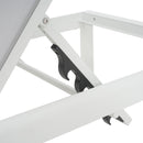 Outdoor Patio Chaise Lounge With 5 Reclining Positions