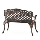 Lucia - Outdoor Garden Bench - Copper