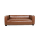 Contemporary 3 Seater Sofa With Tuxedo Design