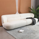 Modern Fashion Yp40116W Circular Curve Design Sofa, 4 Seater For Office & Bedroom - White