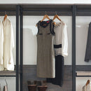 Monica - Wood Walk In Closet System & Modular Design Melamine - Rustic