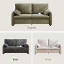 Modern Minimalist Down Filled Sofa