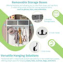 Hall Tree With 6 Hooks And Hinged Lid, Coat Hanger, Storage Bench, 3 In 1 Design