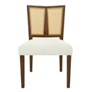 Mid Century Rattan Dining Chair Without Arms Set