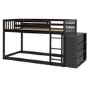 Bunk Bed With 4 Drawers And 3 Shelves