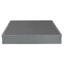 Foldable 9" Twin Size Metal Mattress Box Spring Foundation Bedroom Furniture Bed Base - Gray