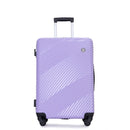 3 Piece Luggage Sets Lightweight Suitcase With Two Hooks, Spinner Wheels,