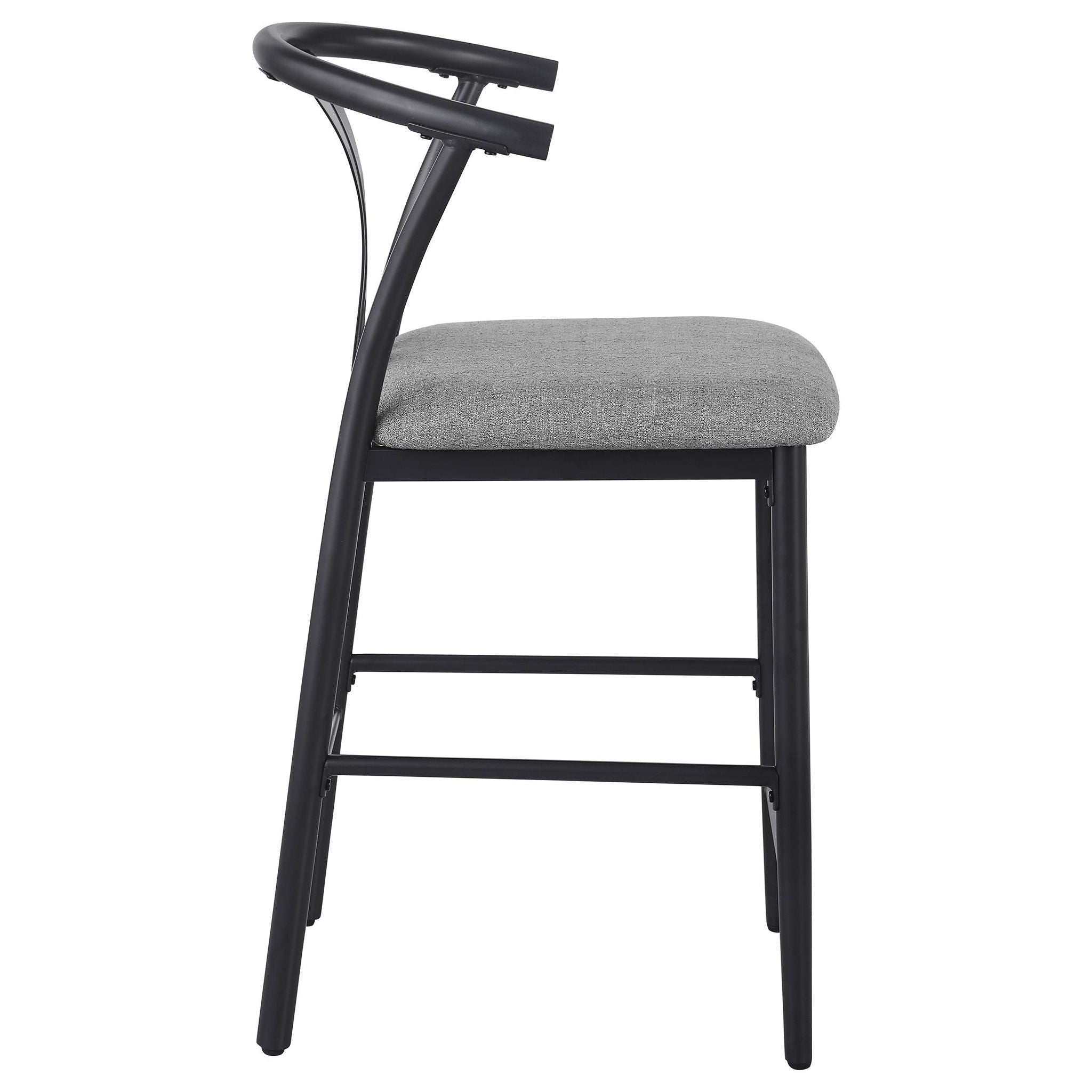 Dolman Counter Height Dining Side Chair Grey (Set of 2) - Atlantic Fine Furniture Melbourne FL