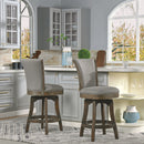 Henry - Armless Swivel Counter Height Bar Stool