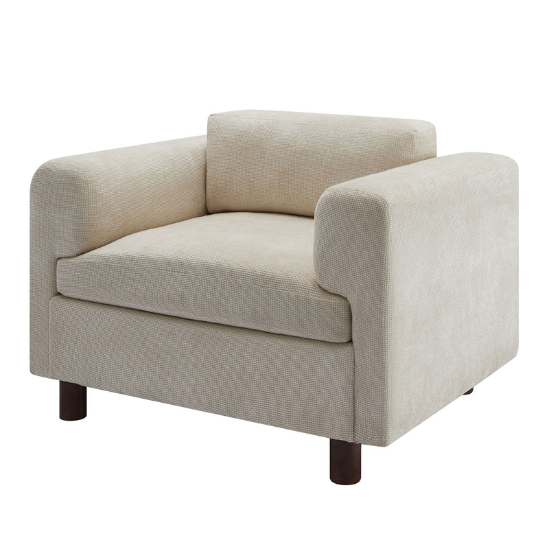 Modern Oversized Armchair Comfy Accent Chair Single Sofa For Living Room