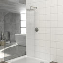 Shower Faucet Set With 10" Rainfall Shower Head And Valve - Brushed Nickel