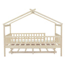 Creativity House Bed With Twin Size Trundle