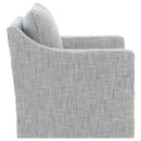 Winter - Upholstered Sloped Arm Accent Swivel Chair