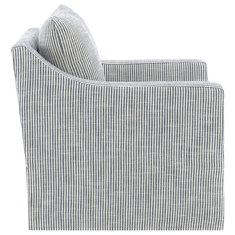Winter - Upholstered Sloped Arm Accent Swivel Chair