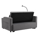 Sofa Bed With Trundle For Small Rooms - Dark Gray