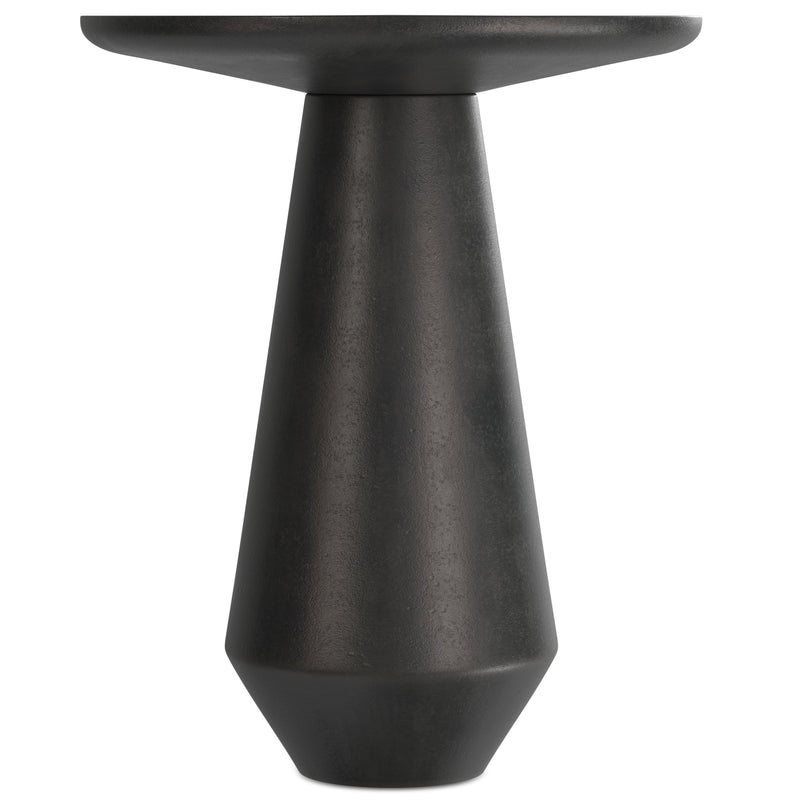 Gloria - Cast Aluminum Side Table - Black