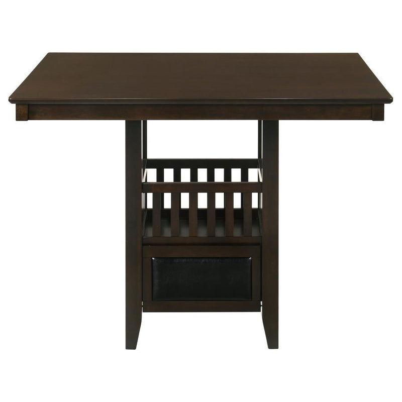 Jaden - 5 Piece Square Counter Height Dining Set - Espresso