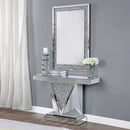 Noralie - Accent Table - Mirrored - 31" - Atlantic Fine Furniture Inc