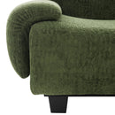 3 Seater Sofa Couch With Curved Armrests