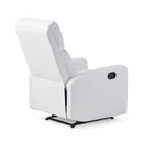 Contemporary Recliner Chair With Push Back Function