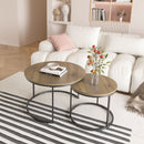 Round Nesting Coffee Table (Set of 2)