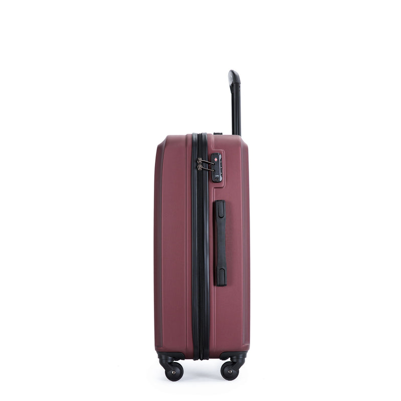 3 Piece Luggage Sets Lightweight Suitcase With Two Hooks, Spinner Wheels, Tsa Lock, Durable Hard Shell